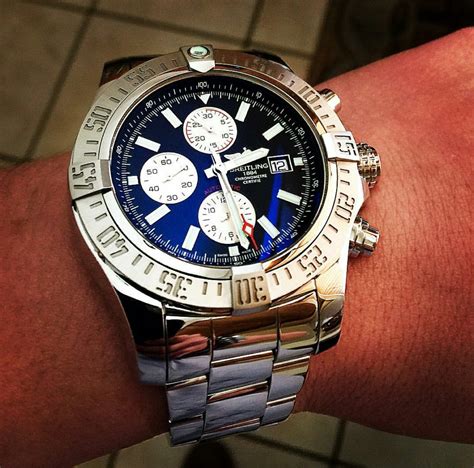 breitling super avenger 2 on wrist|breitling super avenger 2 48mm.